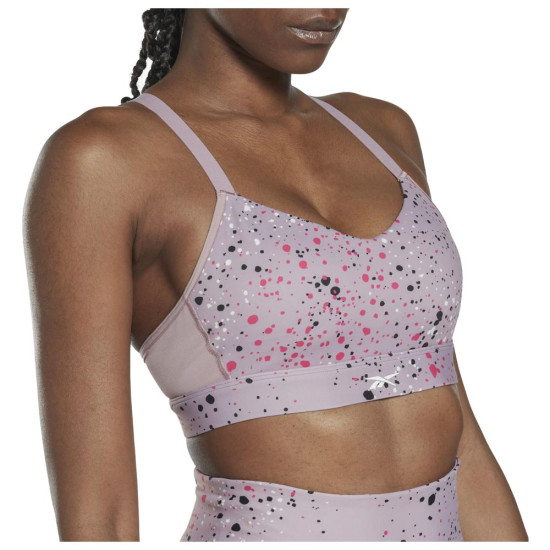 Reebok Γυναικείο μπουστάκι S Lux Strappy Bra Speckle